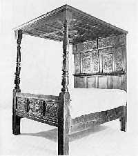 Mid 17th century rope bed